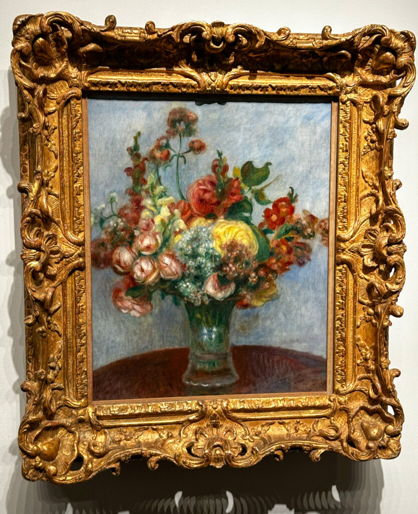 ルノワール作《花瓶の花》オランジュリー美術館、パリ
